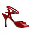 A31 Soft Red Patent Leaher heel 9 cm or 7 cm